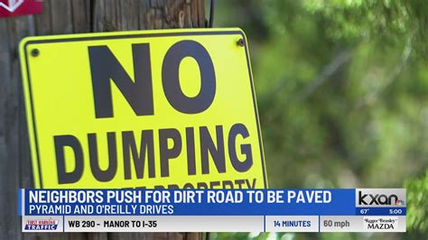 Neighbors concerned about illegal activity on unpaved roads near highway 620